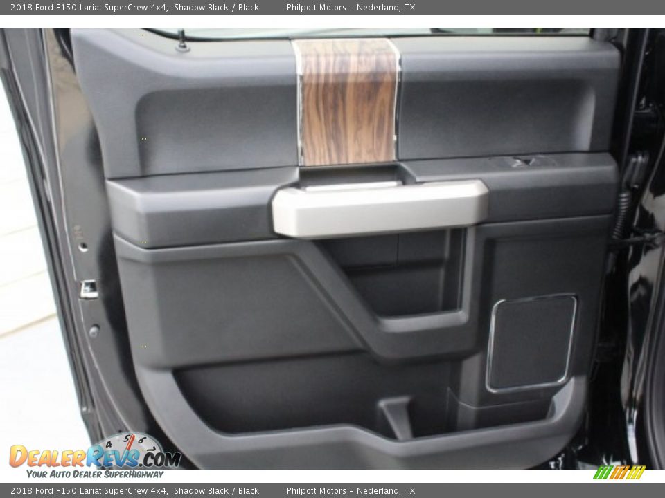 2018 Ford F150 Lariat SuperCrew 4x4 Shadow Black / Black Photo #26