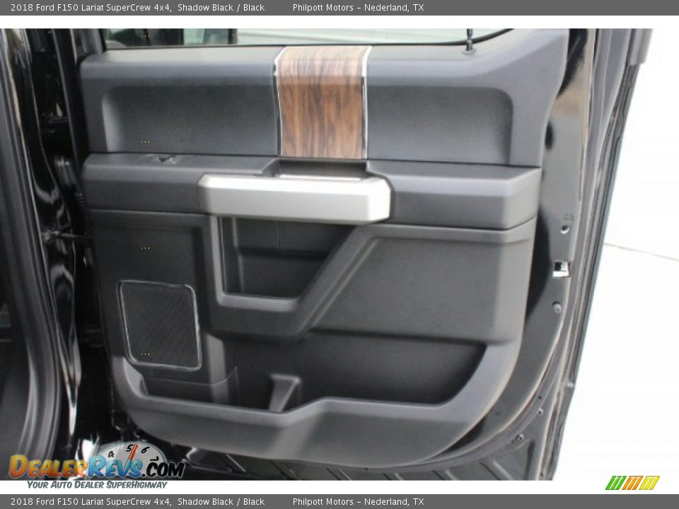 2018 Ford F150 Lariat SuperCrew 4x4 Shadow Black / Black Photo #33