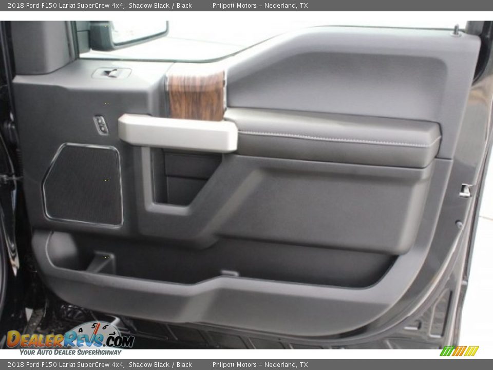 2018 Ford F150 Lariat SuperCrew 4x4 Shadow Black / Black Photo #36