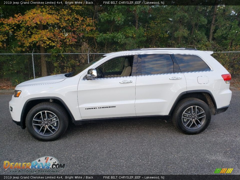 2019 Jeep Grand Cherokee Limited 4x4 Bright White / Black Photo #3