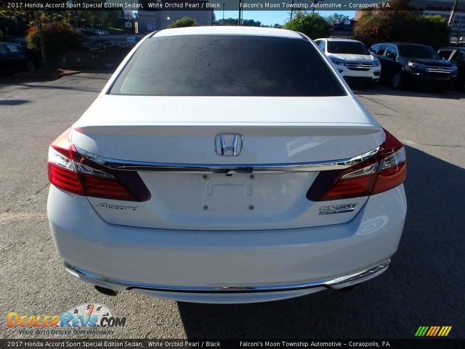 2017 Honda Accord Sport Special Edition Sedan White Orchid Pearl / Black Photo #4