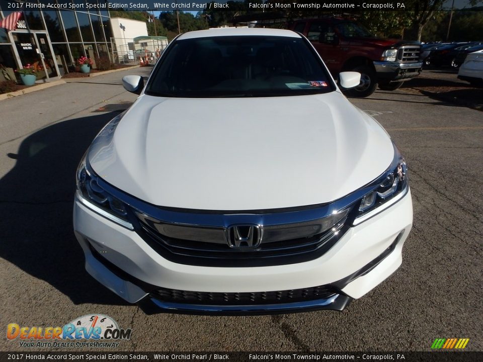 2017 Honda Accord Sport Special Edition Sedan White Orchid Pearl / Black Photo #8