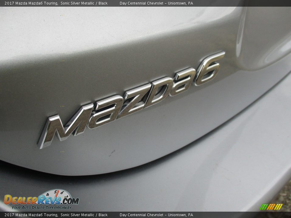 2017 Mazda Mazda6 Touring Sonic Silver Metallic / Black Photo #8
