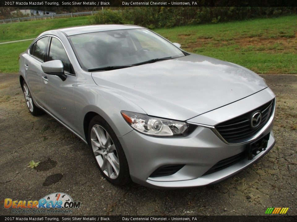 2017 Mazda Mazda6 Touring Sonic Silver Metallic / Black Photo #14