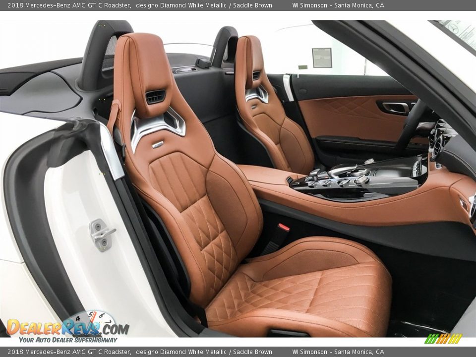 Saddle Brown Interior - 2018 Mercedes-Benz AMG GT C Roadster Photo #6