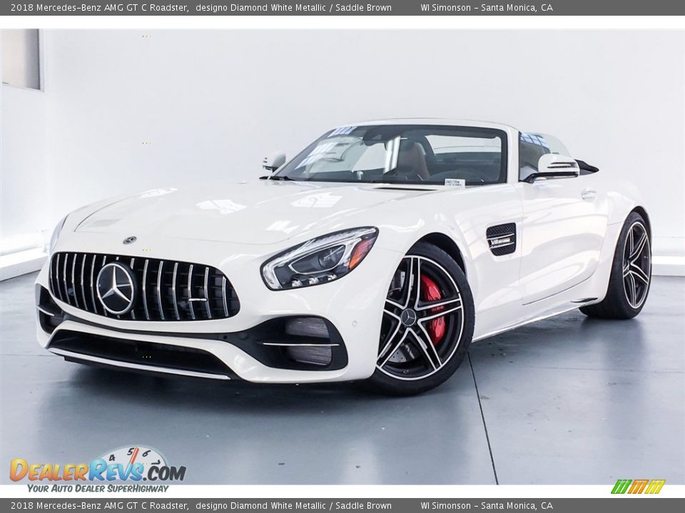 Front 3/4 View of 2018 Mercedes-Benz AMG GT C Roadster Photo #12