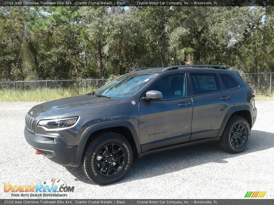2019 Jeep Cherokee Trailhawk Elite 4x4 Granite Crystal Metallic / Black Photo #1