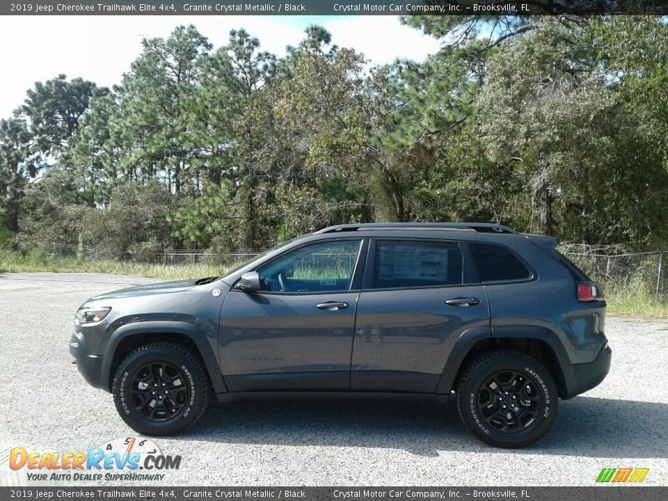 2019 Jeep Cherokee Trailhawk Elite 4x4 Granite Crystal Metallic / Black Photo #2