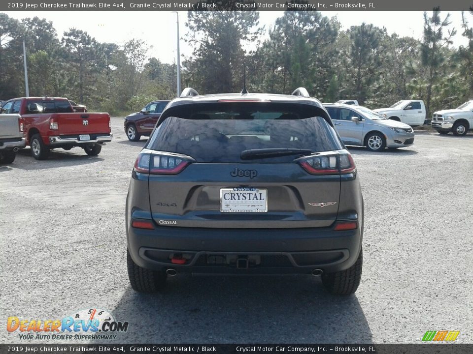 2019 Jeep Cherokee Trailhawk Elite 4x4 Granite Crystal Metallic / Black Photo #4