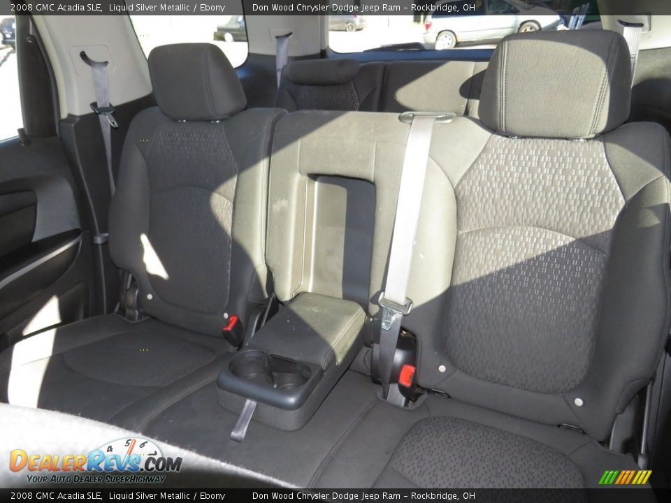 2008 GMC Acadia SLE Liquid Silver Metallic / Ebony Photo #19