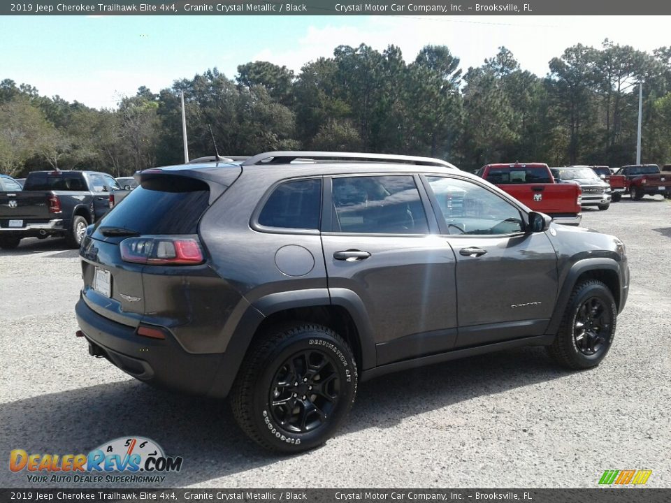 2019 Jeep Cherokee Trailhawk Elite 4x4 Granite Crystal Metallic / Black Photo #5