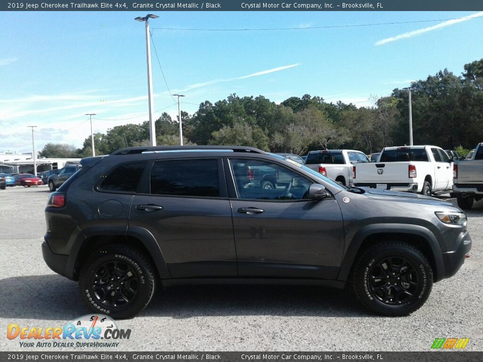 2019 Jeep Cherokee Trailhawk Elite 4x4 Granite Crystal Metallic / Black Photo #6