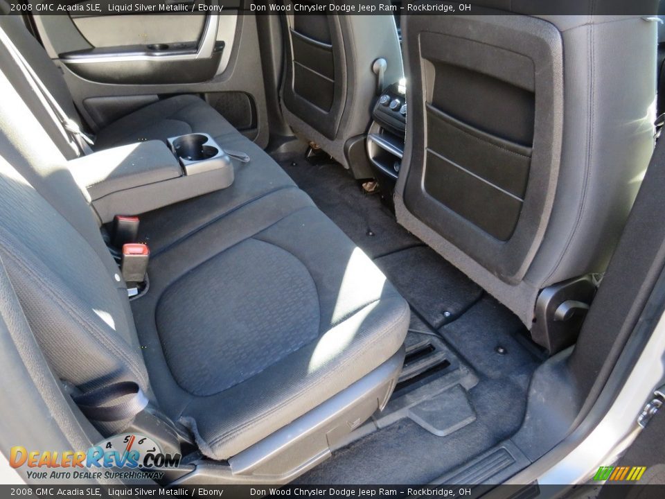 2008 GMC Acadia SLE Liquid Silver Metallic / Ebony Photo #23