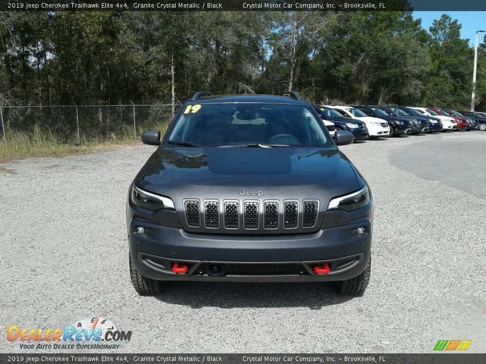 2019 Jeep Cherokee Trailhawk Elite 4x4 Granite Crystal Metallic / Black Photo #8