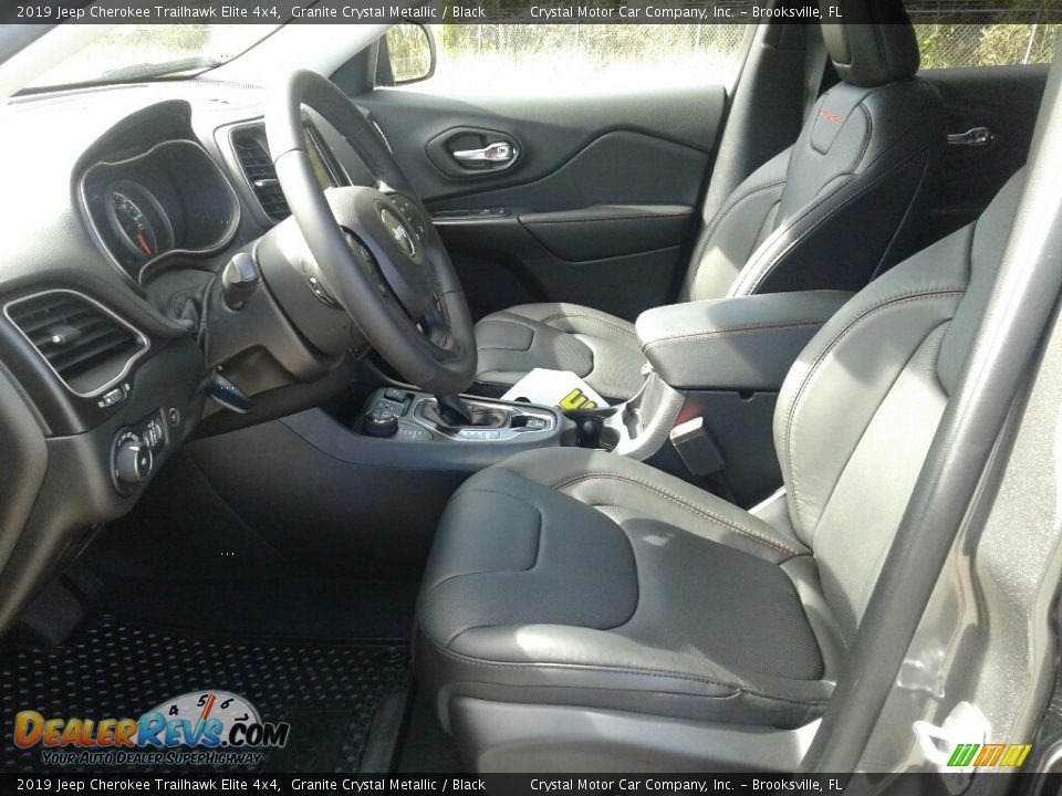 2019 Jeep Cherokee Trailhawk Elite 4x4 Granite Crystal Metallic / Black Photo #9