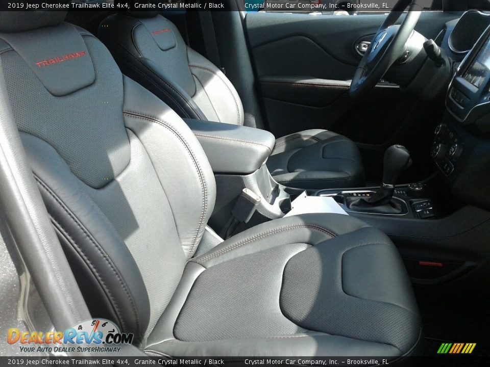 2019 Jeep Cherokee Trailhawk Elite 4x4 Granite Crystal Metallic / Black Photo #12