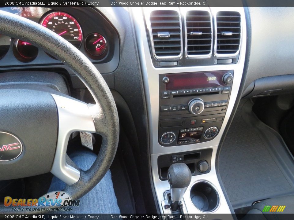 2008 GMC Acadia SLE Liquid Silver Metallic / Ebony Photo #29