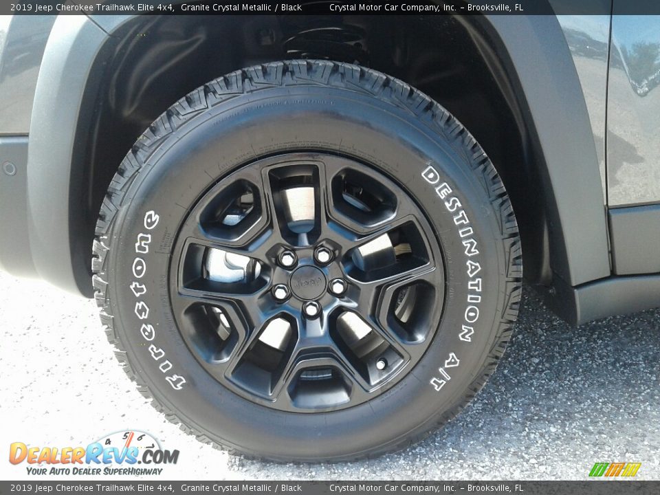 2019 Jeep Cherokee Trailhawk Elite 4x4 Granite Crystal Metallic / Black Photo #20