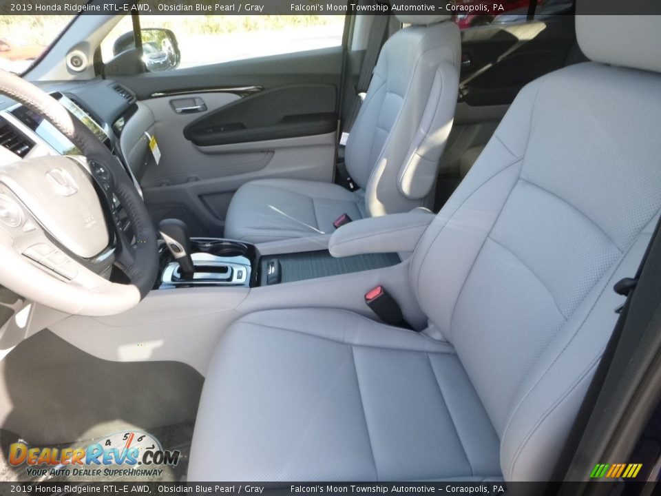 Front Seat of 2019 Honda Ridgeline RTL-E AWD Photo #8