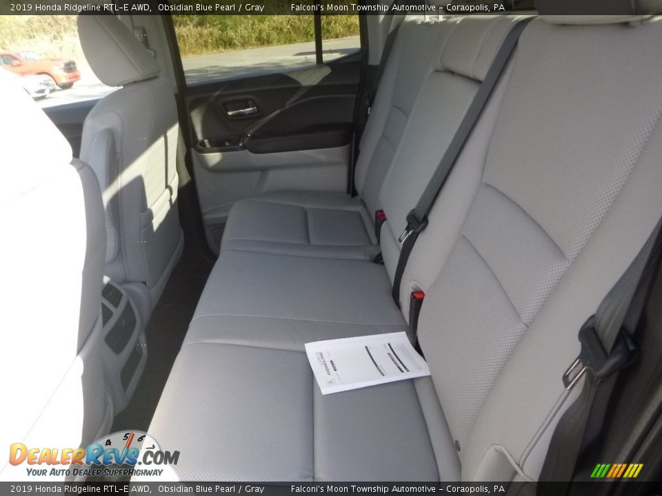 Rear Seat of 2019 Honda Ridgeline RTL-E AWD Photo #9