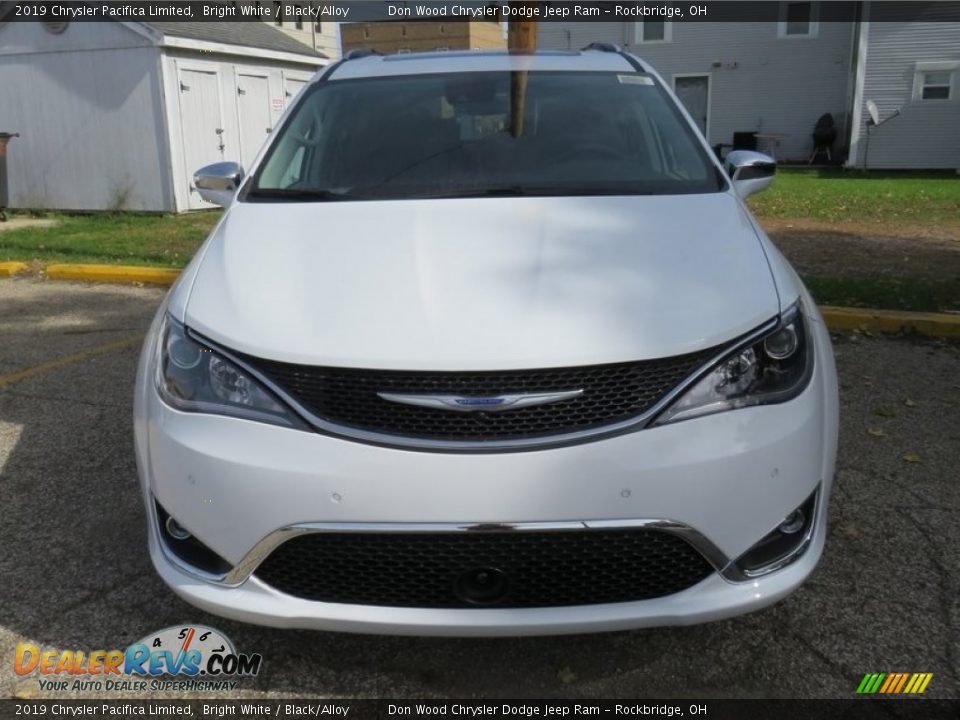 2019 Chrysler Pacifica Limited Bright White / Black/Alloy Photo #10
