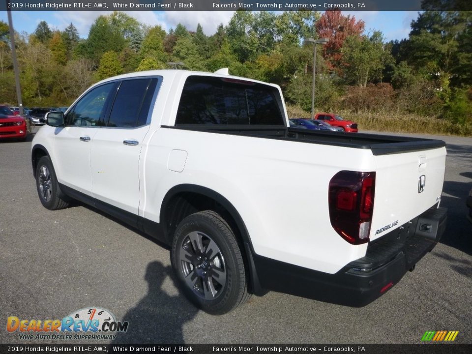 2019 Honda Ridgeline RTL-E AWD White Diamond Pearl / Black Photo #2