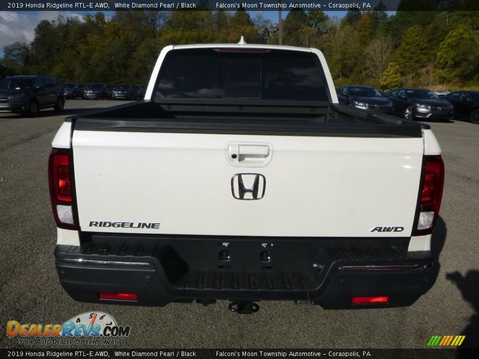 2019 Honda Ridgeline RTL-E AWD White Diamond Pearl / Black Photo #3