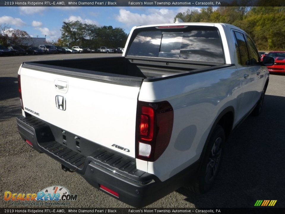 2019 Honda Ridgeline RTL-E AWD White Diamond Pearl / Black Photo #4