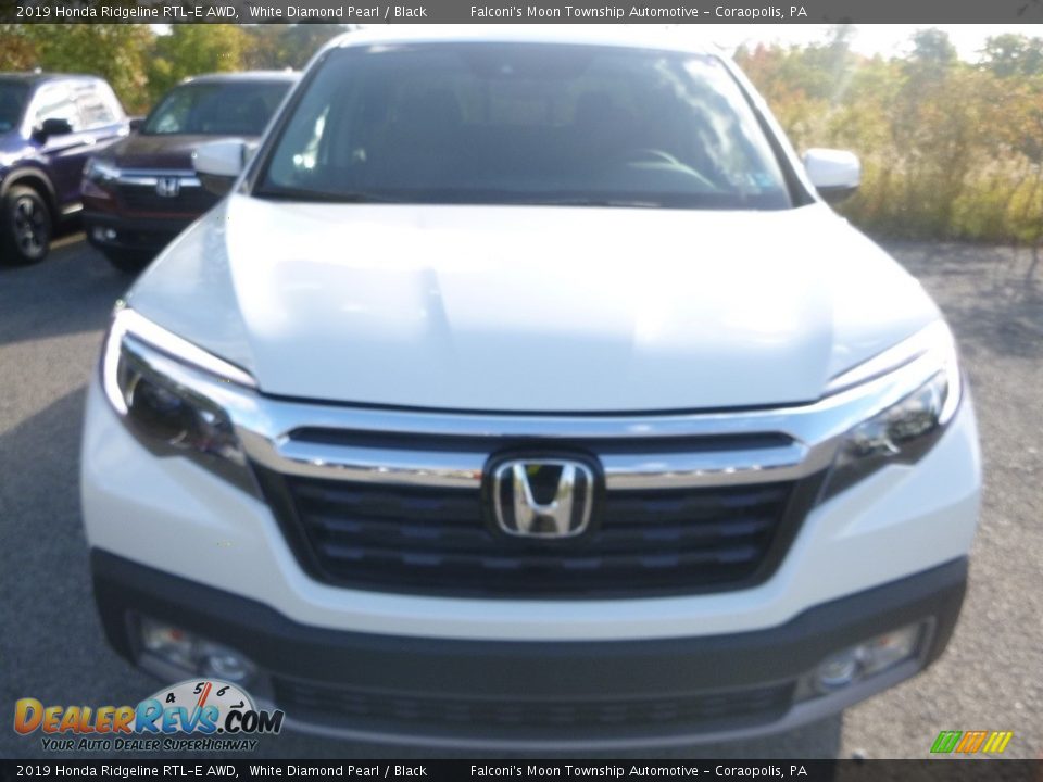 2019 Honda Ridgeline RTL-E AWD White Diamond Pearl / Black Photo #6