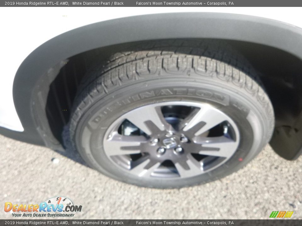 2019 Honda Ridgeline RTL-E AWD White Diamond Pearl / Black Photo #7