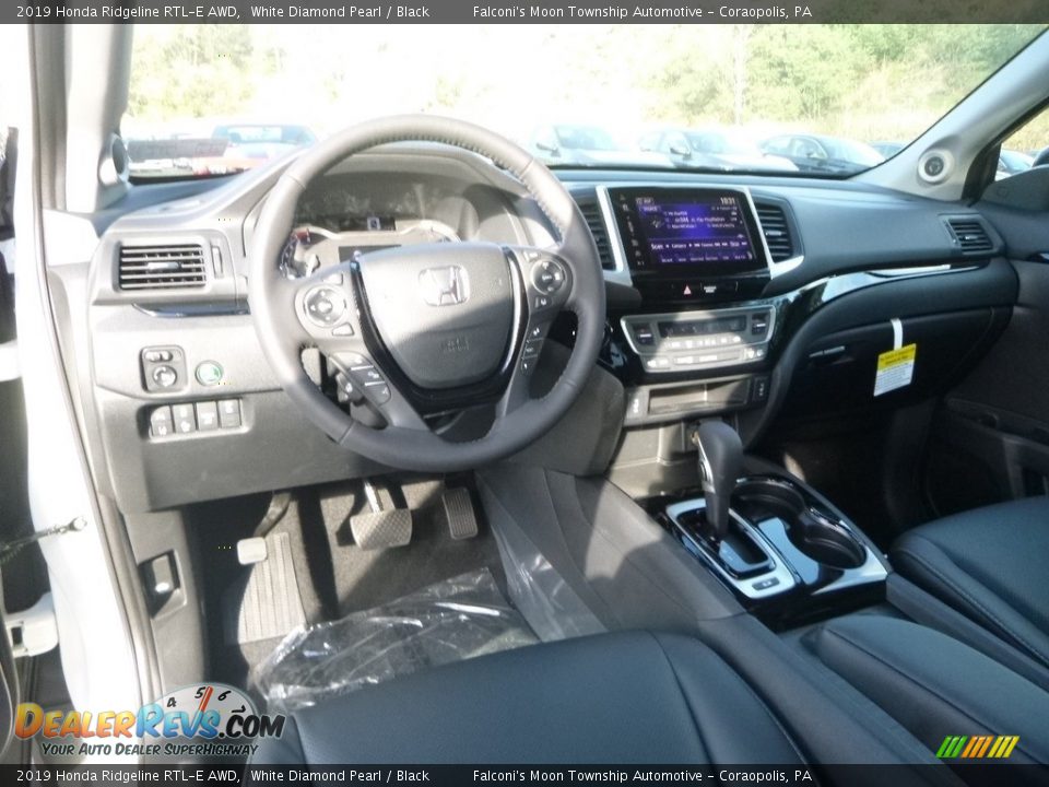 2019 Honda Ridgeline RTL-E AWD White Diamond Pearl / Black Photo #10