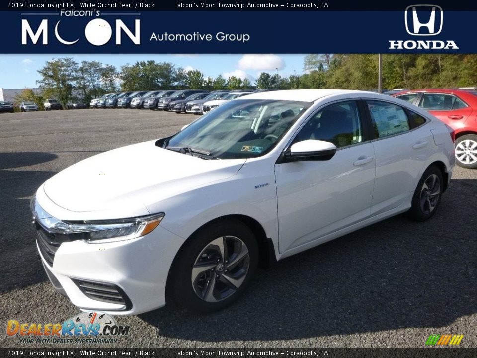 2019 Honda Insight EX White Orchid Pearl / Black Photo #1