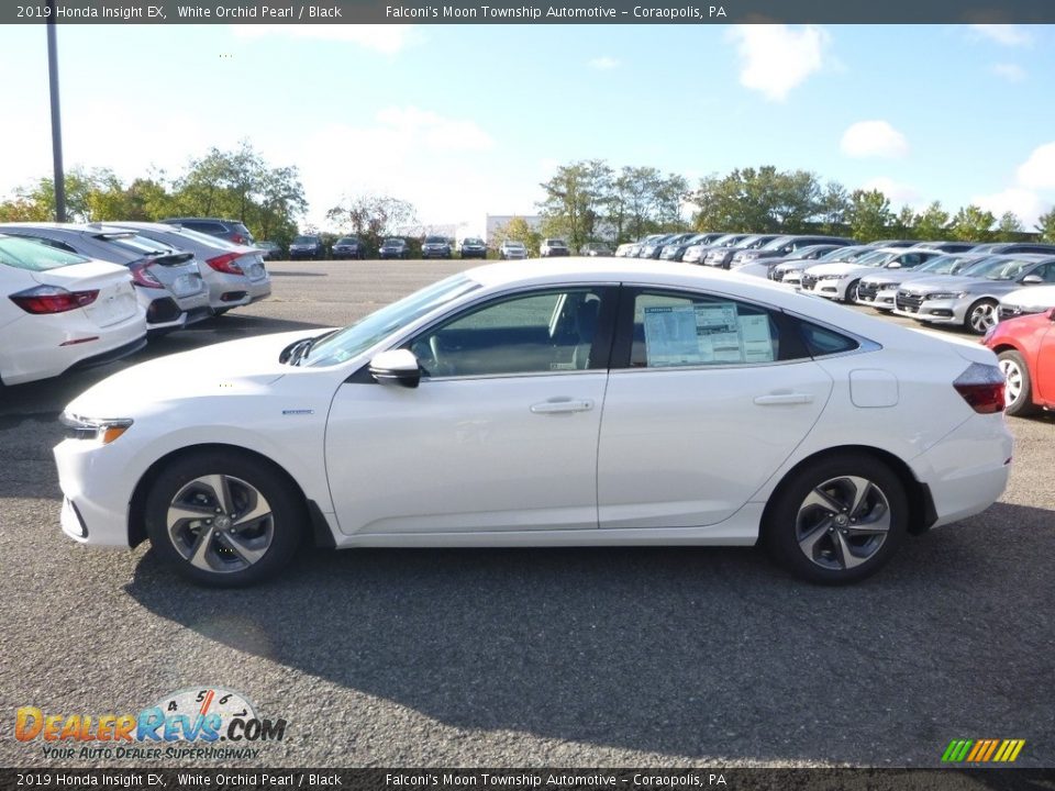 2019 Honda Insight EX White Orchid Pearl / Black Photo #2