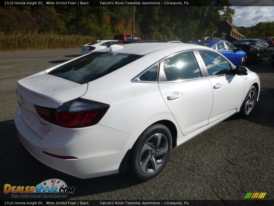 2019 Honda Insight EX White Orchid Pearl / Black Photo #5