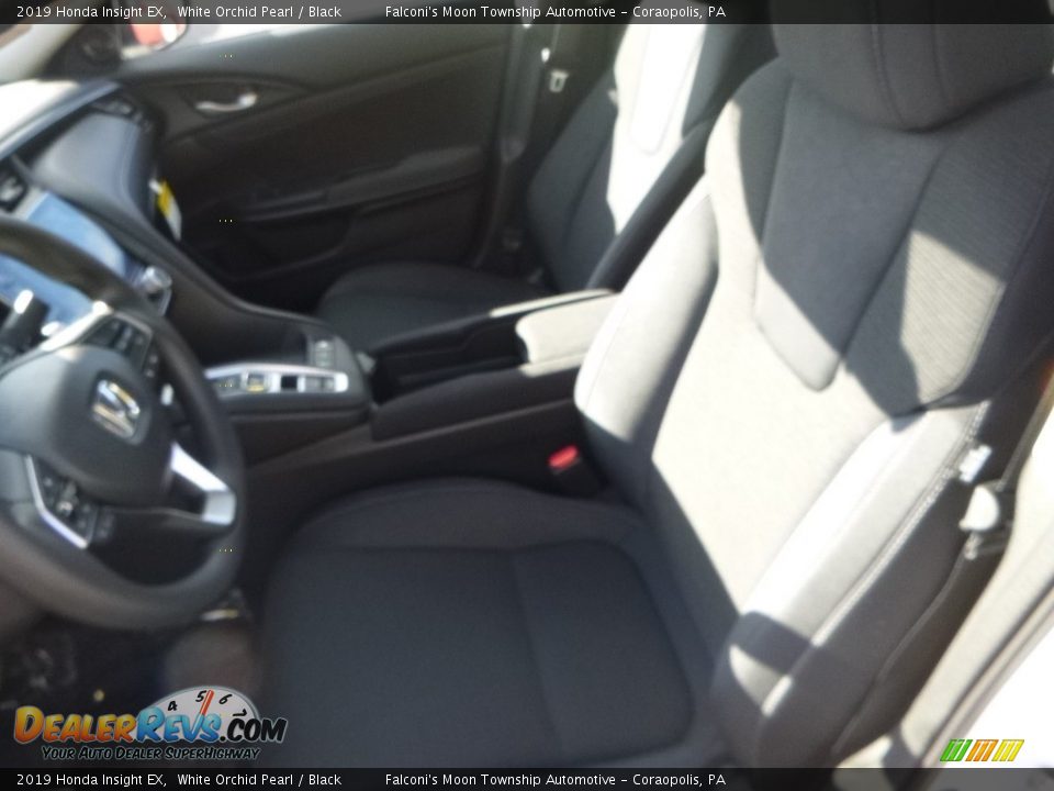 2019 Honda Insight EX White Orchid Pearl / Black Photo #9