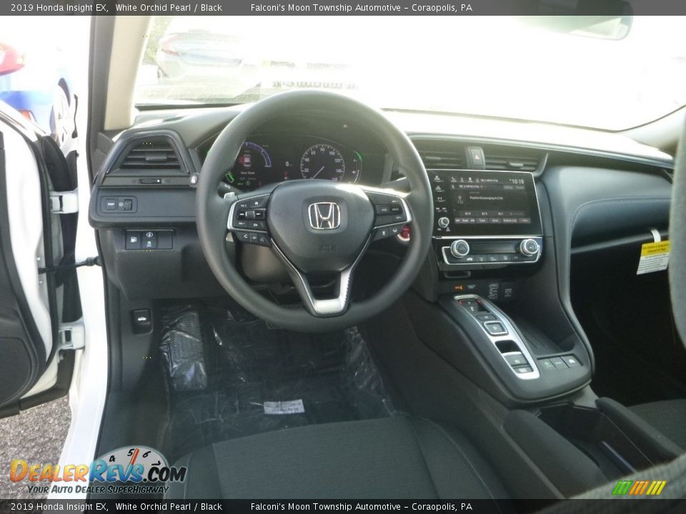 2019 Honda Insight EX White Orchid Pearl / Black Photo #11