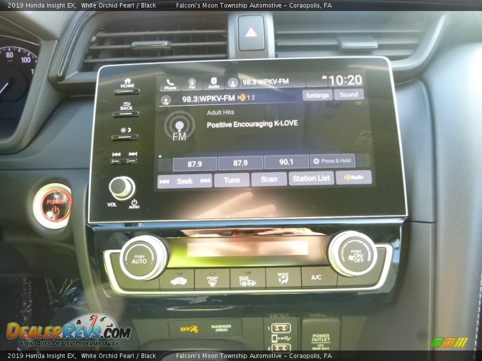 2019 Honda Insight EX White Orchid Pearl / Black Photo #14