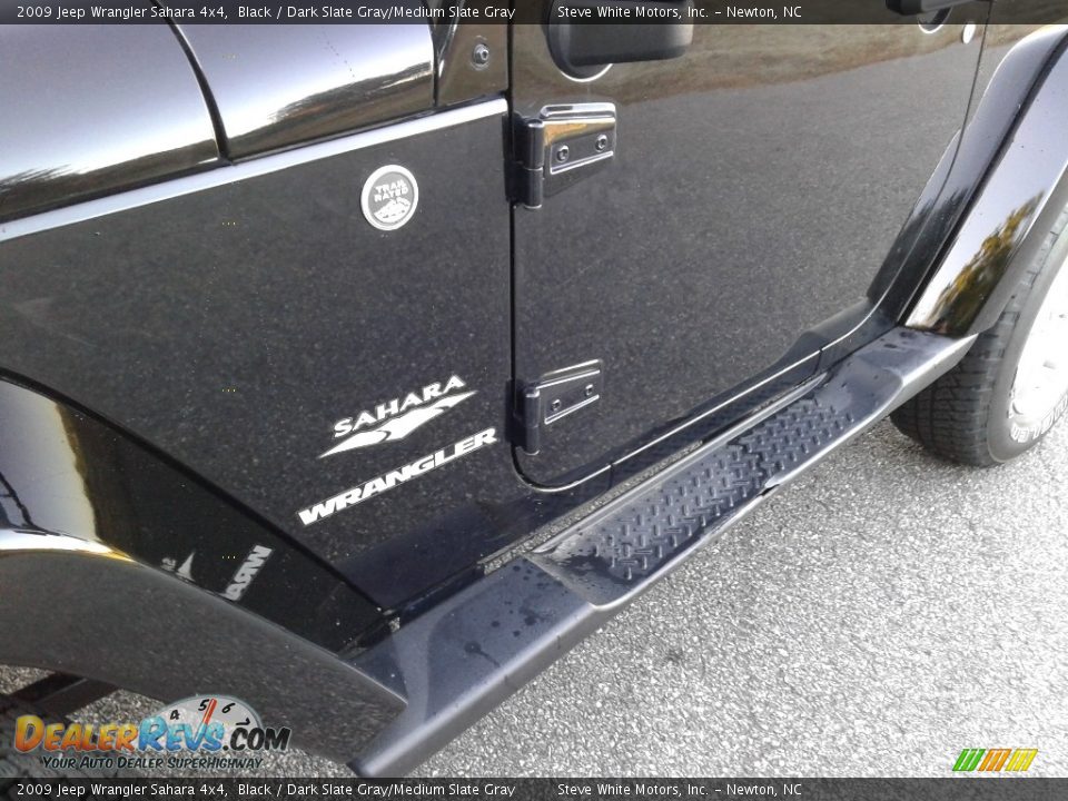 2009 Jeep Wrangler Sahara 4x4 Black / Dark Slate Gray/Medium Slate Gray Photo #22