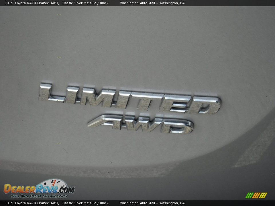 2015 Toyota RAV4 Limited AWD Classic Silver Metallic / Black Photo #10