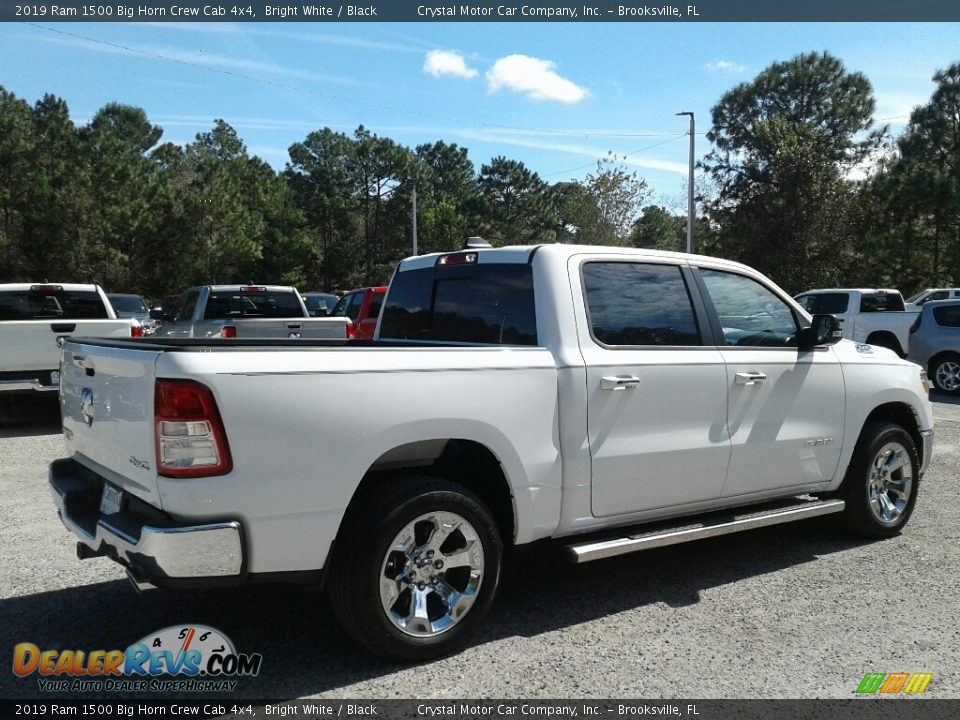 2019 Ram 1500 Big Horn Crew Cab 4x4 Bright White / Black Photo #5