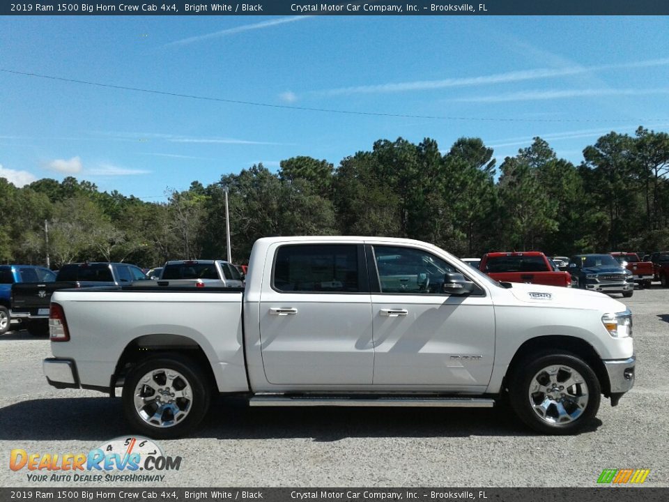 2019 Ram 1500 Big Horn Crew Cab 4x4 Bright White / Black Photo #6