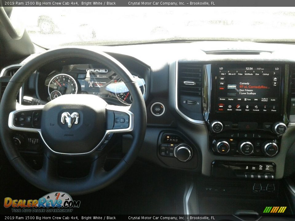 2019 Ram 1500 Big Horn Crew Cab 4x4 Bright White / Black Photo #13