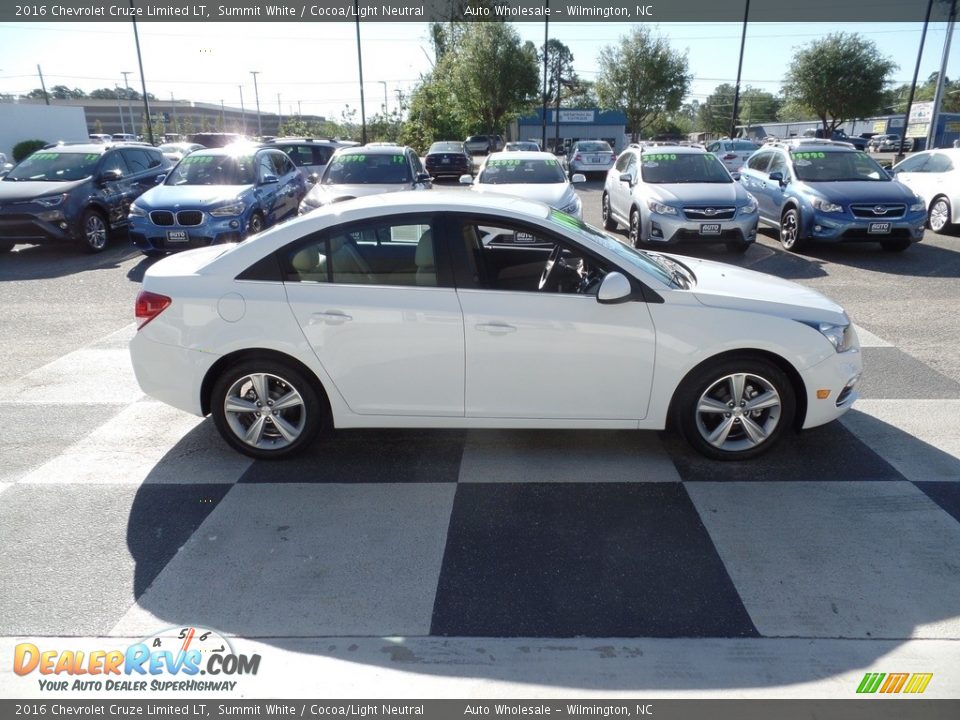 2016 Chevrolet Cruze Limited LT Summit White / Cocoa/Light Neutral Photo #3