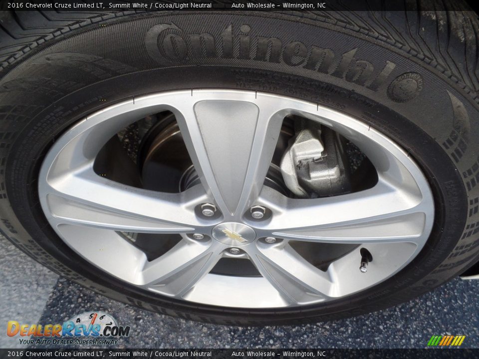 2016 Chevrolet Cruze Limited LT Summit White / Cocoa/Light Neutral Photo #7