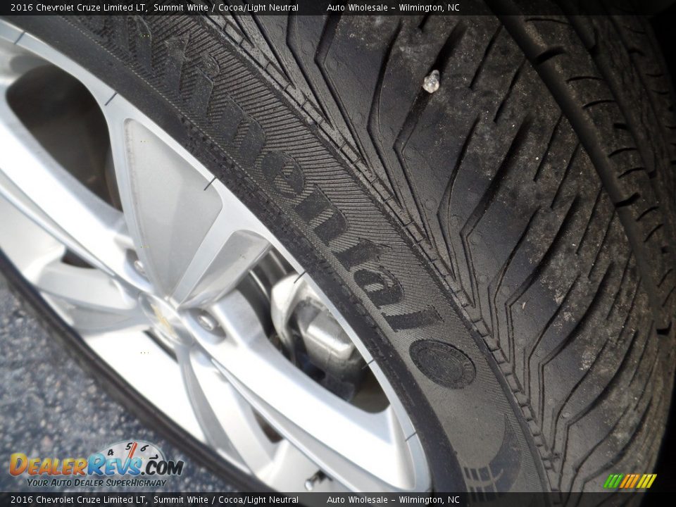 2016 Chevrolet Cruze Limited LT Summit White / Cocoa/Light Neutral Photo #8