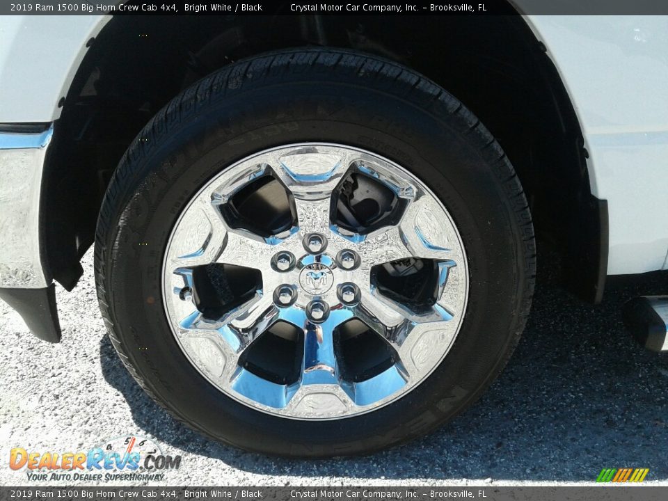 2019 Ram 1500 Big Horn Crew Cab 4x4 Bright White / Black Photo #20