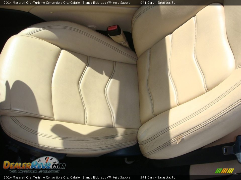 2014 Maserati GranTurismo Convertible GranCabrio Bianco Eldorado (White) / Sabbia Photo #10
