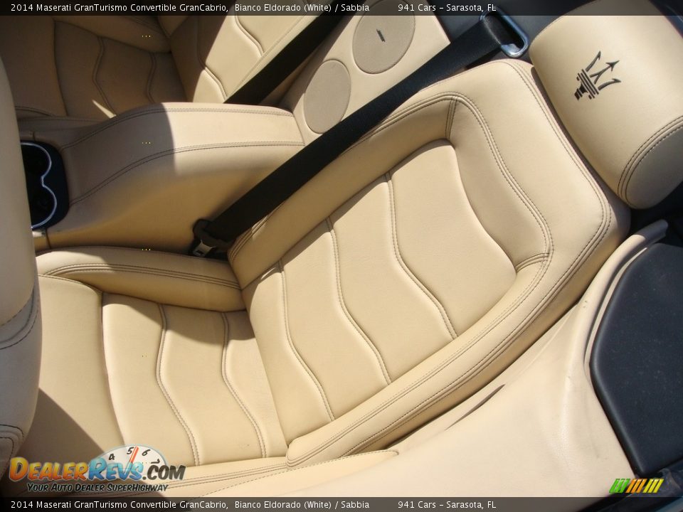 Rear Seat of 2014 Maserati GranTurismo Convertible GranCabrio Photo #11