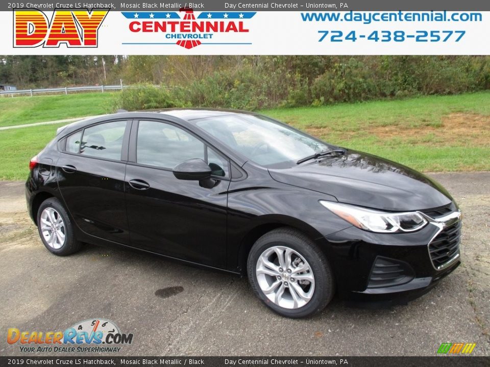 2019 Chevrolet Cruze LS Hatchback Mosaic Black Metallic / Black Photo #1