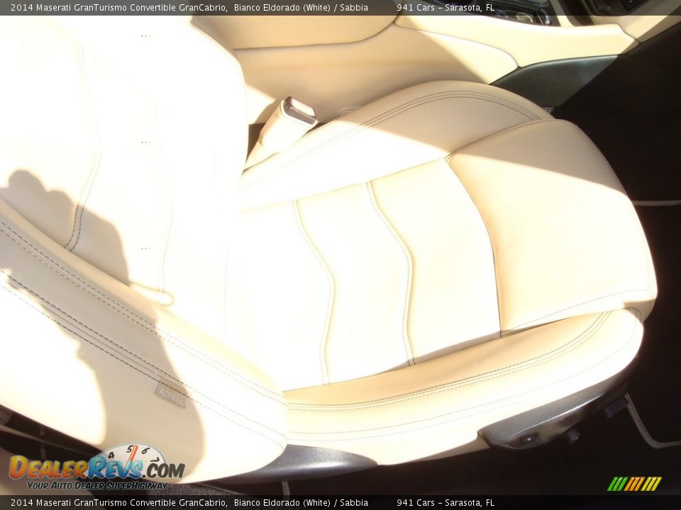 2014 Maserati GranTurismo Convertible GranCabrio Bianco Eldorado (White) / Sabbia Photo #15